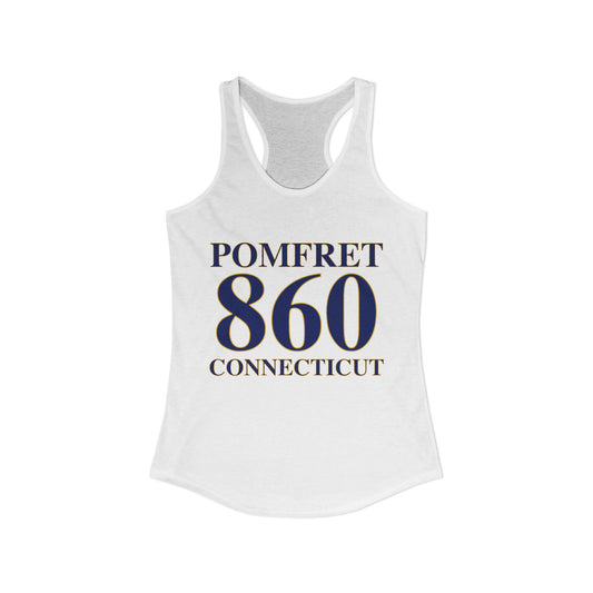 Pomfret 860 Connecticut Women's Ideal Racerback Tank Top