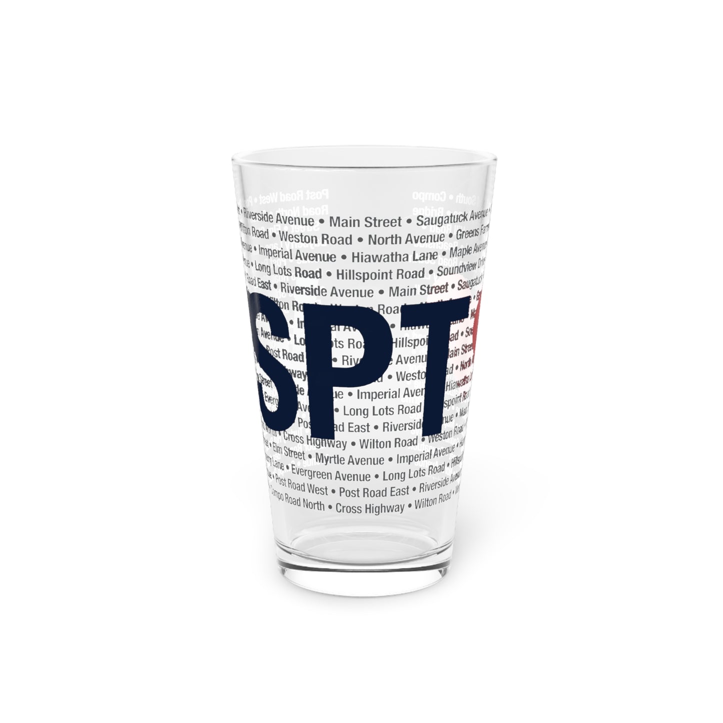 Westport Love Pint Glass, 16oz