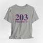 203 Prospect Red White & Blue Unisex Jersey Short Sleeve T-Shirt