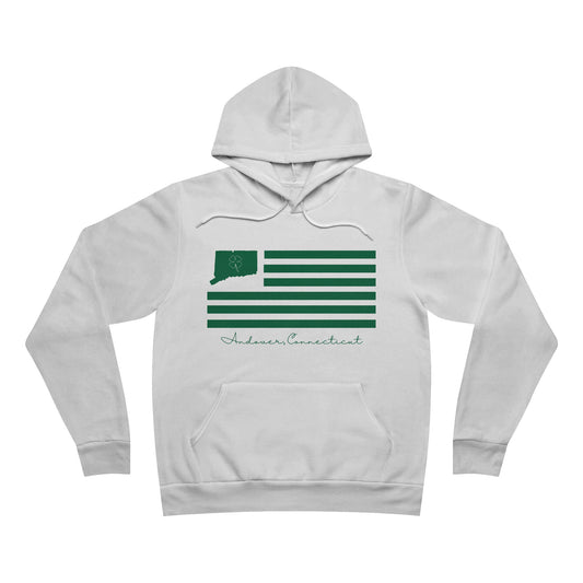 Andover Connecticut St. Patrick’s Day Flag Unisex Sponge Fleece Pullover Hoodie