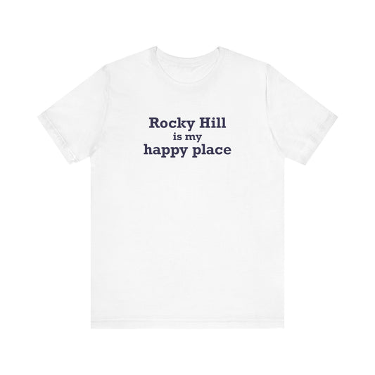 Rocky Hill is My Happy Place Unisex Jersey Short Sleeve T-Shirt
