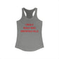 I Really Really Miss Greenfield Hill Women's Ideal Racerback Tank Top