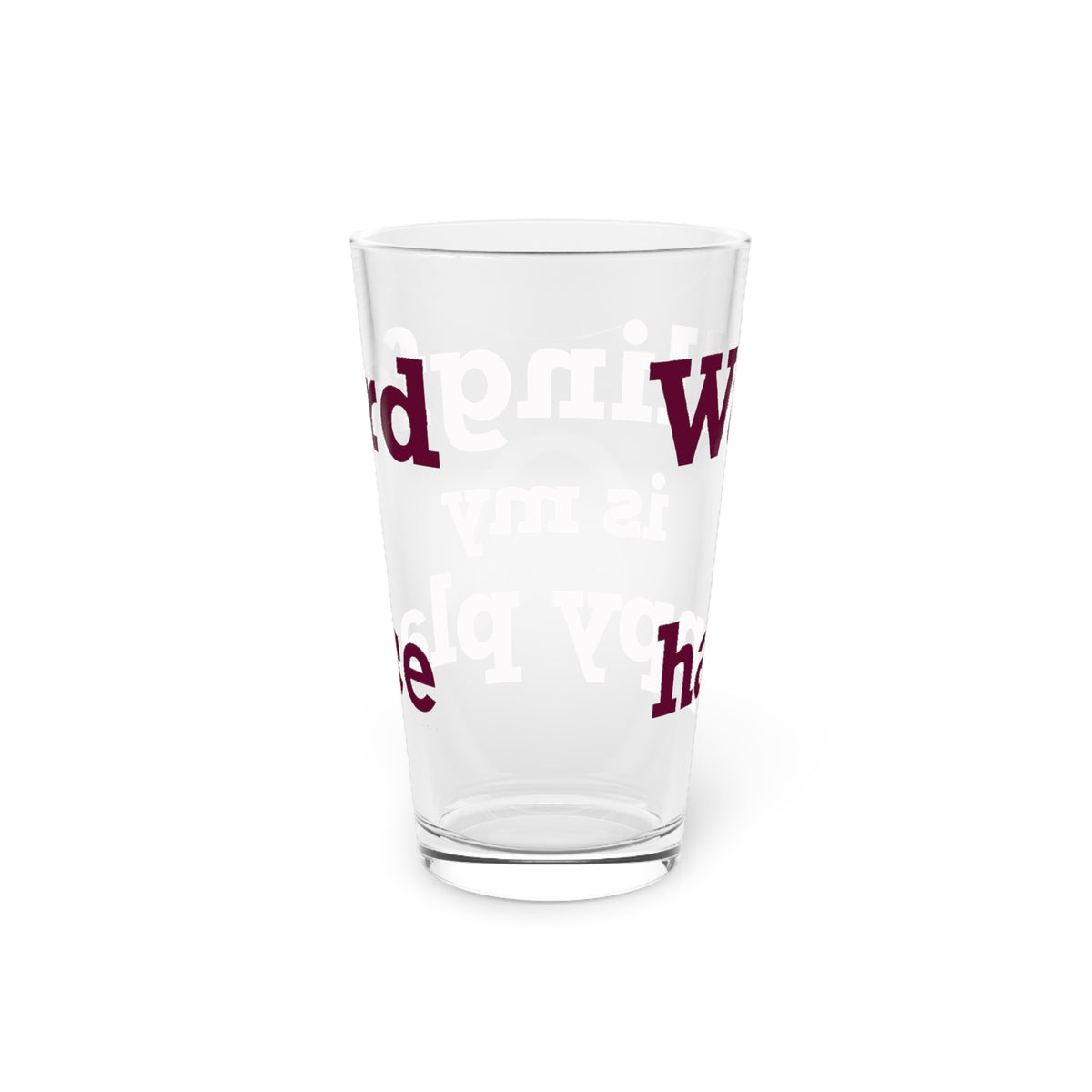 Wallingford is My Happy Place Pint Glass, 16oz