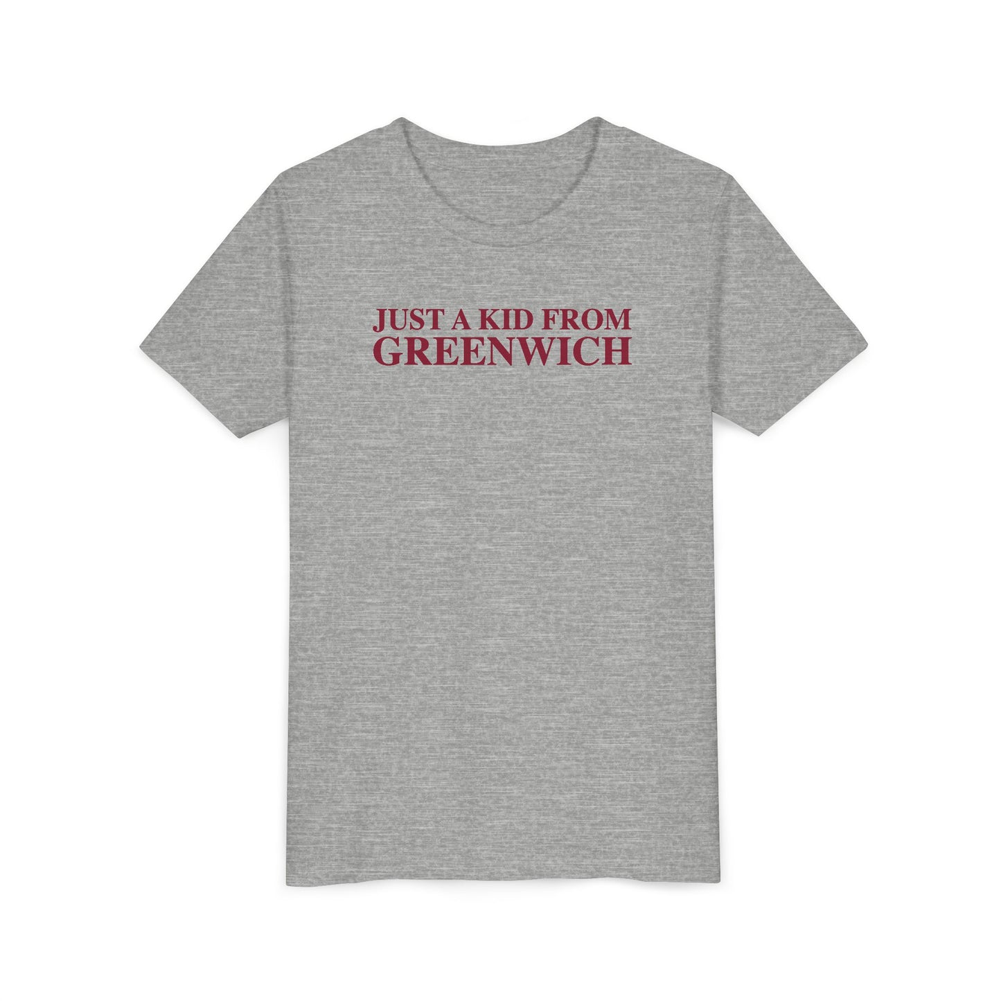 Just a kid from Greenwich Youth Short Sleeve T-Shirt
