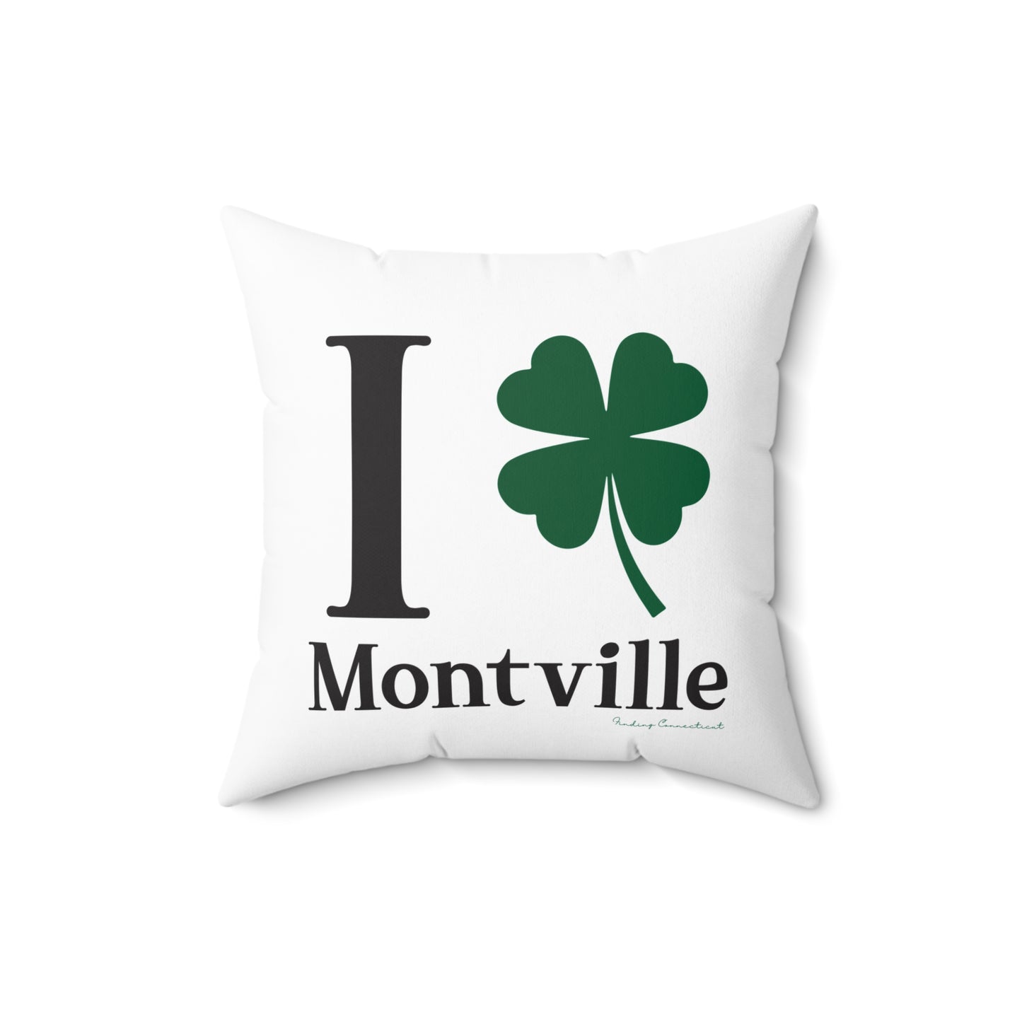 I Clover Montville Spun Polyester Square Pillow