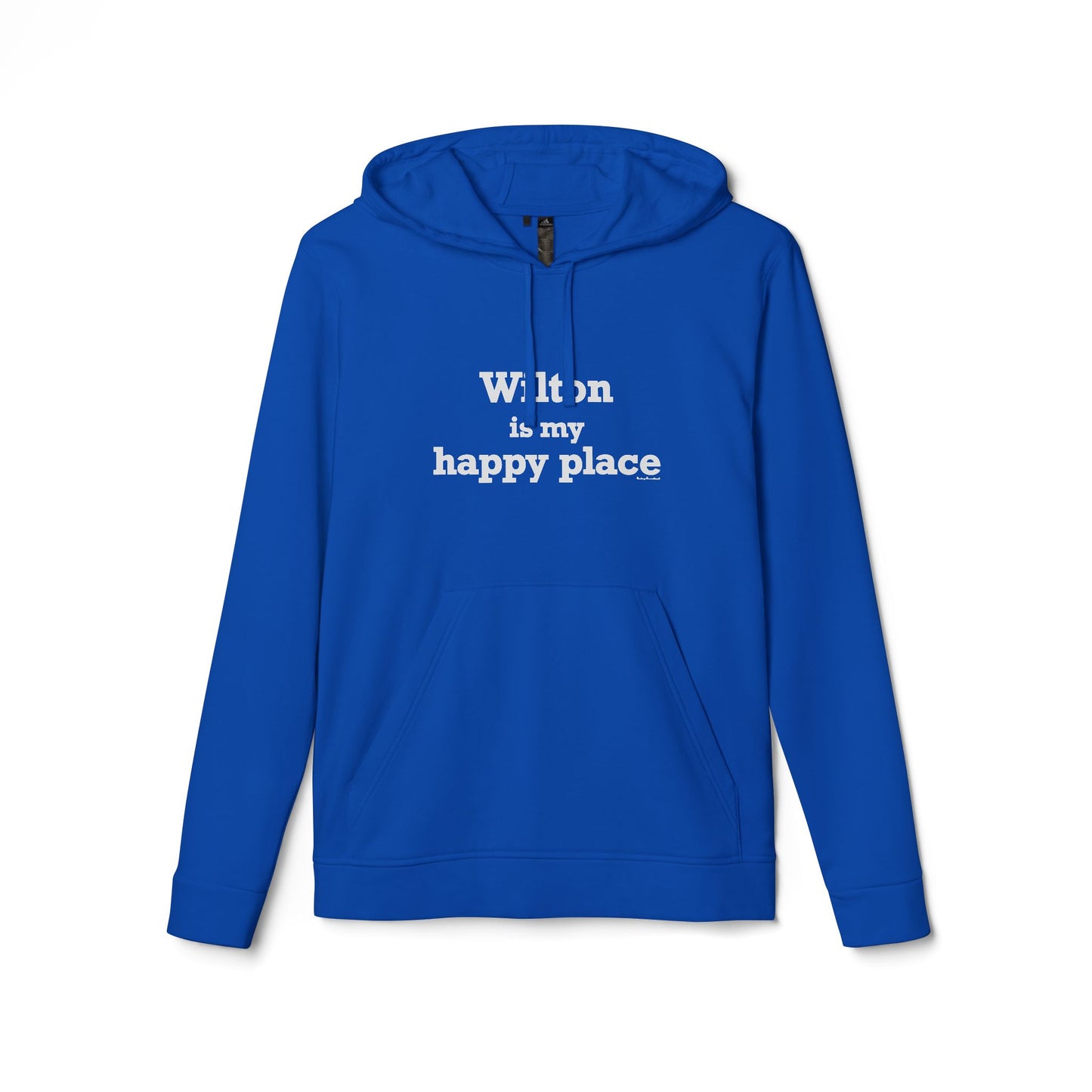 Wilton is my Happy Place adidas Unisex Fleece Hoodie Sweatshirt