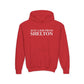 Just a kid from Shelton Youth Heavy Blend Hooded Sweatshirt