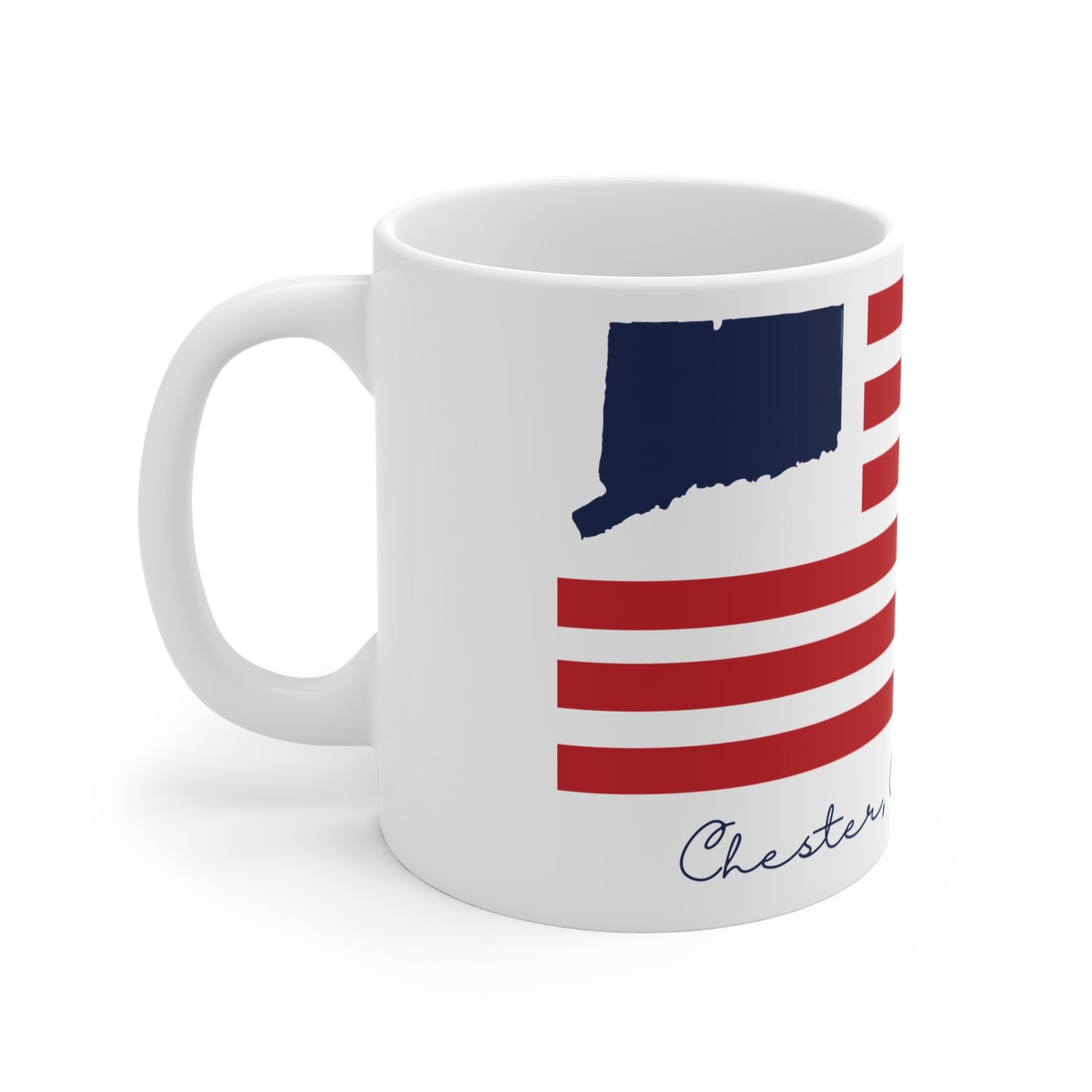 Chester Connecticut Flag Mug 11oz