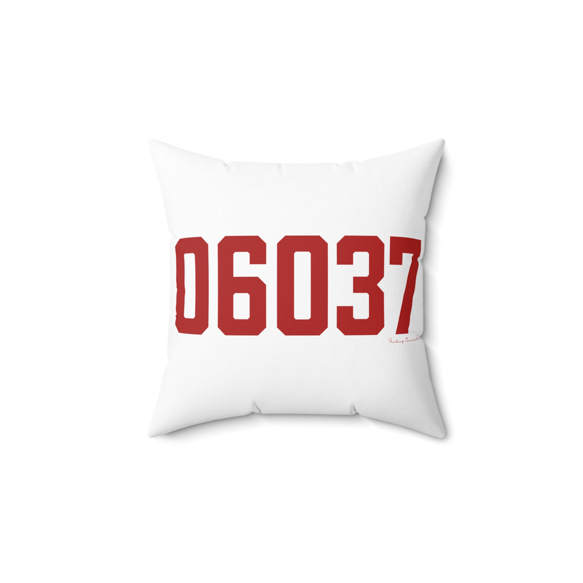 06037 Berlin Connecticut Zip Code Polyester Square Pillow