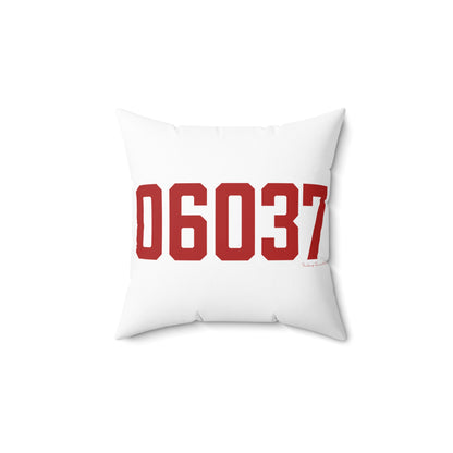 06037 Berlin Connecticut Zip Code Polyester Square Pillow