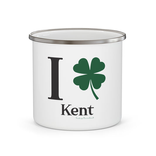 I Clover Kent Enamel Camping Mug