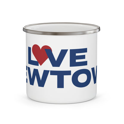 Love Newtown Enamel Camping Mug