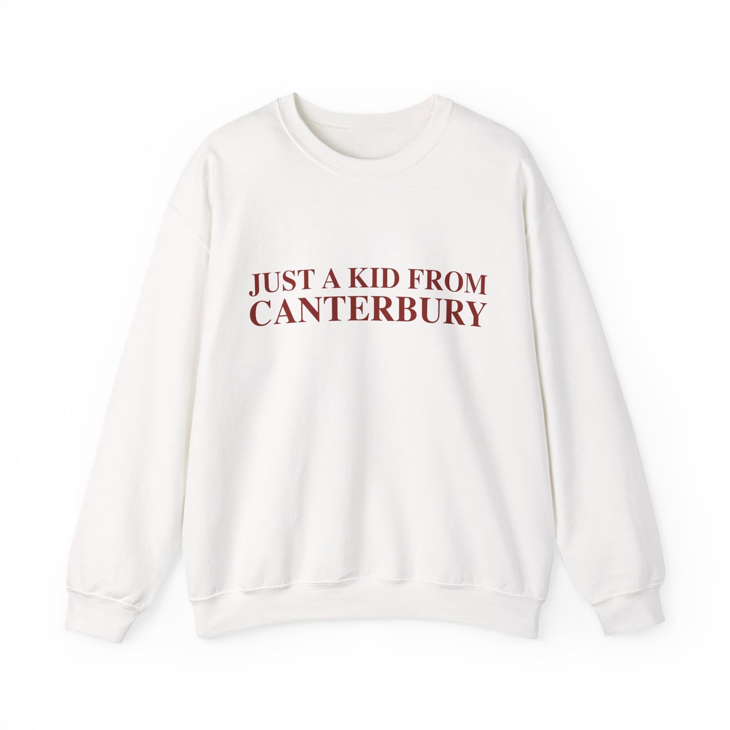 Just a kid from Canterbury Unisex Heavy Blend™ Crewneck Sweatshirt