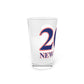 New Haven Red, White & Blue Pint Glass, 16oz