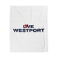 Love Westport Velveteen Plush Blanket