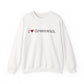 I Heart Greenwich. Unisex Heavy Blend™ Crewneck Sweatshirt