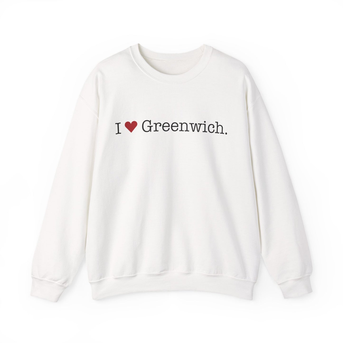 I Heart Greenwich. Unisex Heavy Blend™ Crewneck Sweatshirt