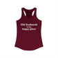 Old Saybrook is My Happy Place Women's Ideal Racerback Tank Top