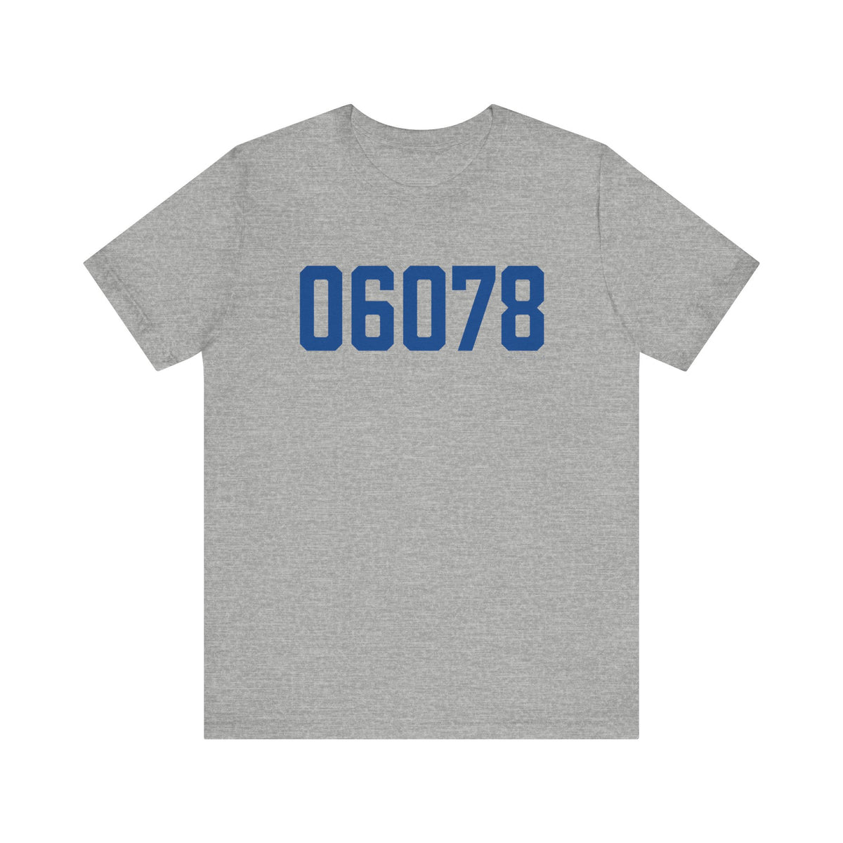 06078 Suffield Connecticut Zip Code Unisex Jersey Short Sleeve T-Shirt