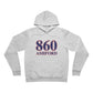 860 Ashford Red White & Blue Unisex Sponge Fleece Pullover Hoodie