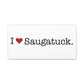 I Heart Saugatuck. Matte Canvas, Stretched, 1.25"