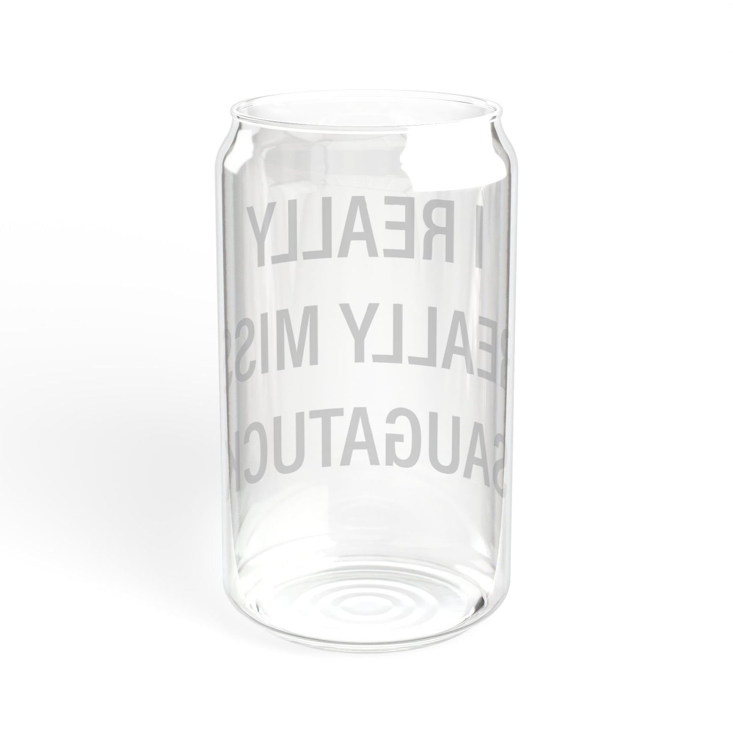 I Really Really Miss Saugatuck Sipper Glass, 16oz