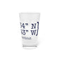 Weston Coordinates Pint Glass, 16oz