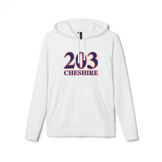 203 Cheshire Red White & Blue adidas Unisex Fleece Hoodie