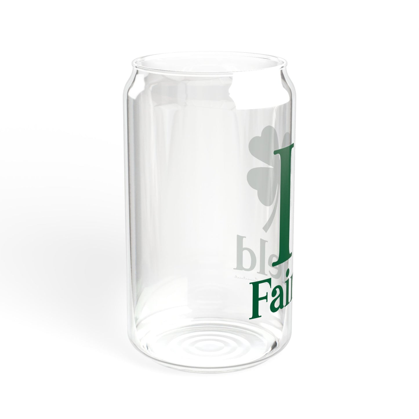 I Clover Fairfield Sipper Glass, 16oz