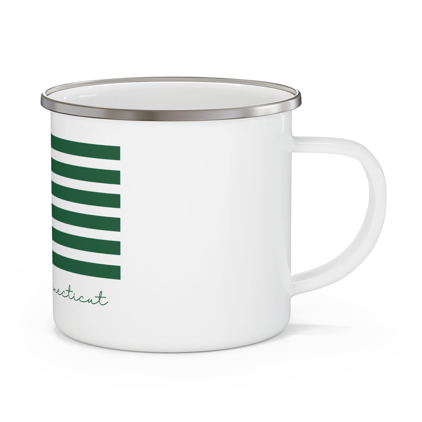 Montville Connecticut St. Patrick’s Day Flag Enamel Camping Mug