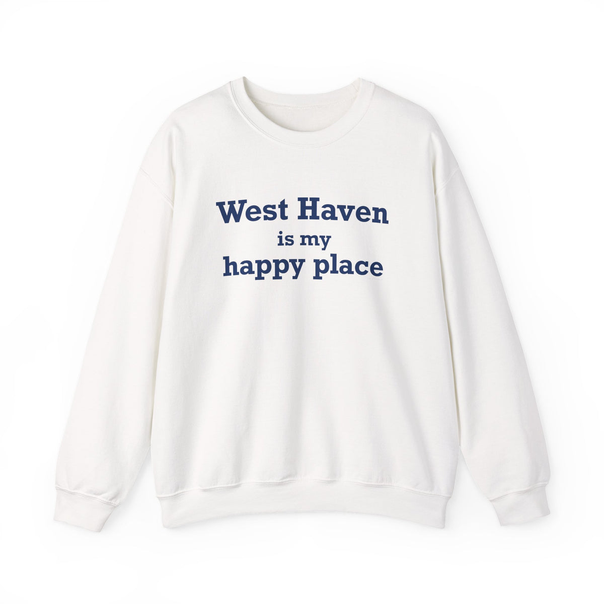 West Haven Is My Happy Place Unisex Heavy Blend™ Crewneck Sweatshirt
