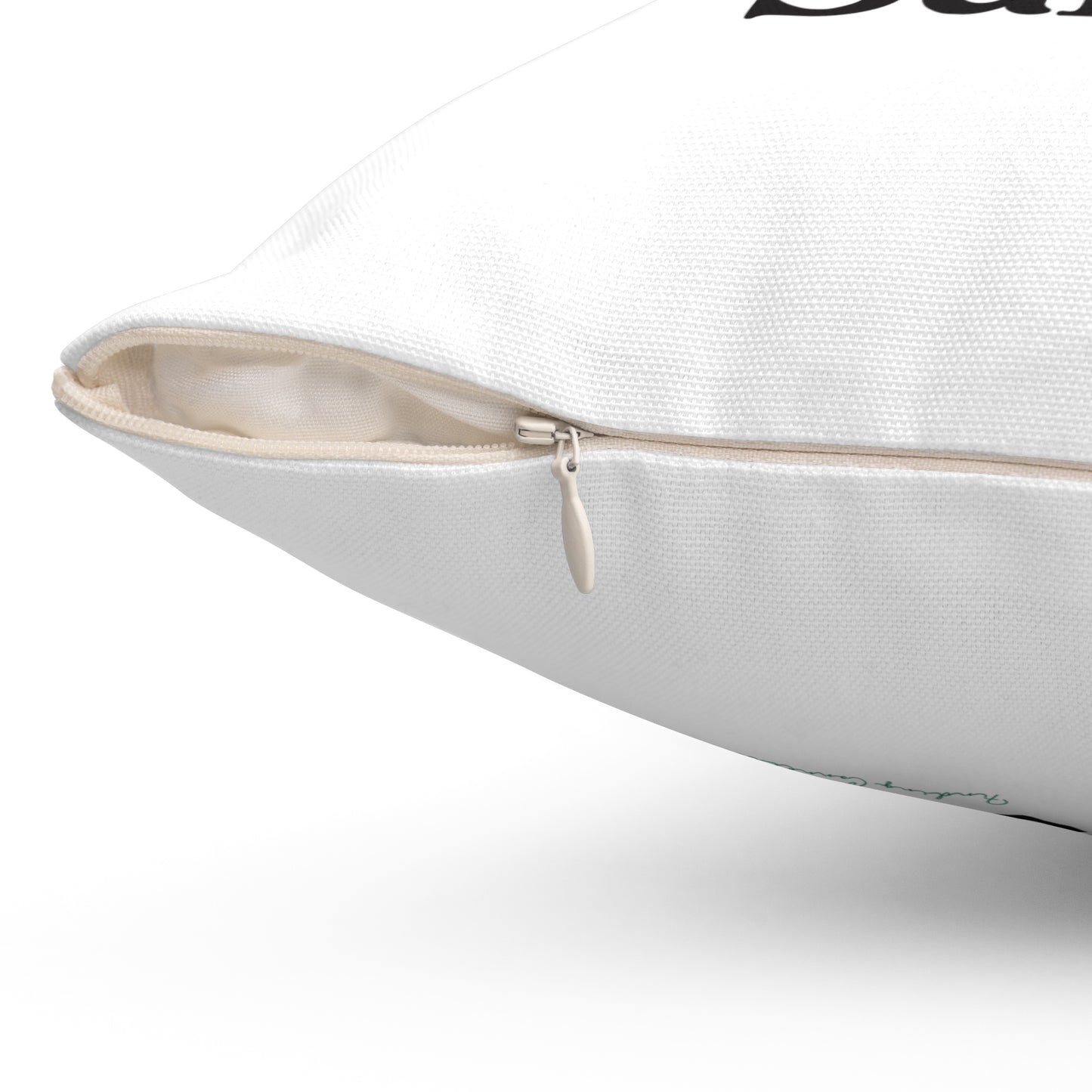 I Clover Salem Spun Polyester Square Pillow
