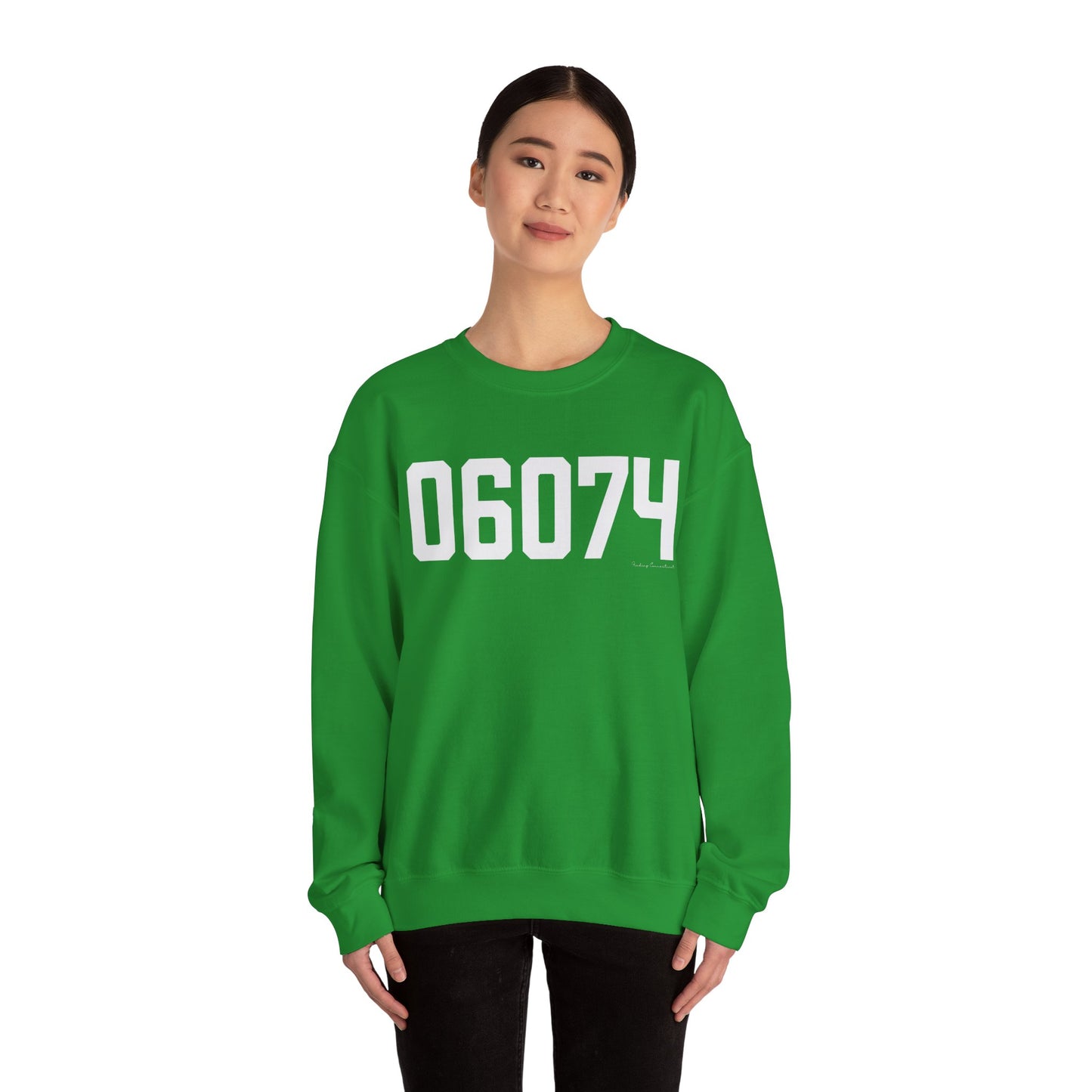 06074 - South Windsor CT Zip Code  Unisex Heavy Blend™ Crewneck Sweatshirt