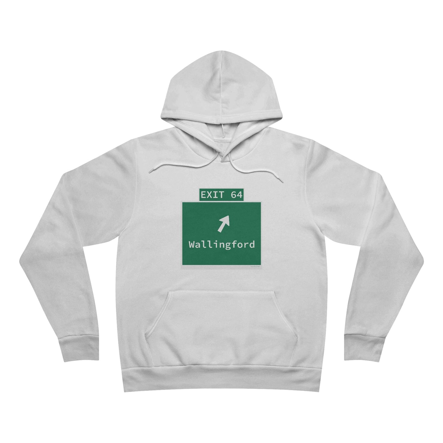 Vintage WCP Exit 64 Sign Unisex Sponge Fleece Pullover Hoodie
