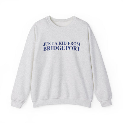 Just a kid from Bridgeport Unisex Heavy Blend™ Crewneck Sweatshirt