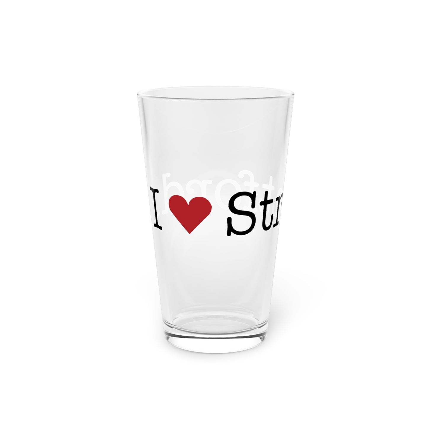 I Heart Stratford. Pint Glass, 16oz