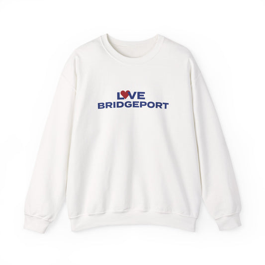 Love Bridgeport Unisex Heavy Blend™ Crewneck Sweatshirt