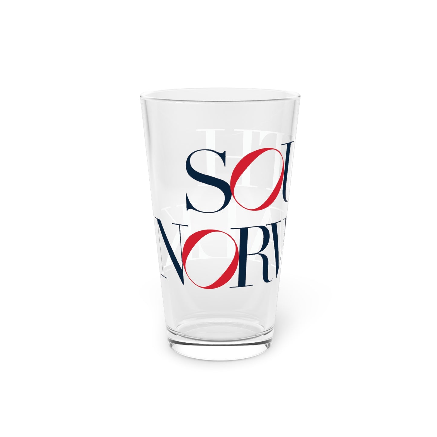 41 Tilt South Norwalk Pint Glass, 16oz