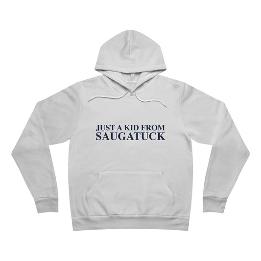 Just a kid from Saugatuck Unisex Sponge Fleece Pullover Hoodie Sweatshirt