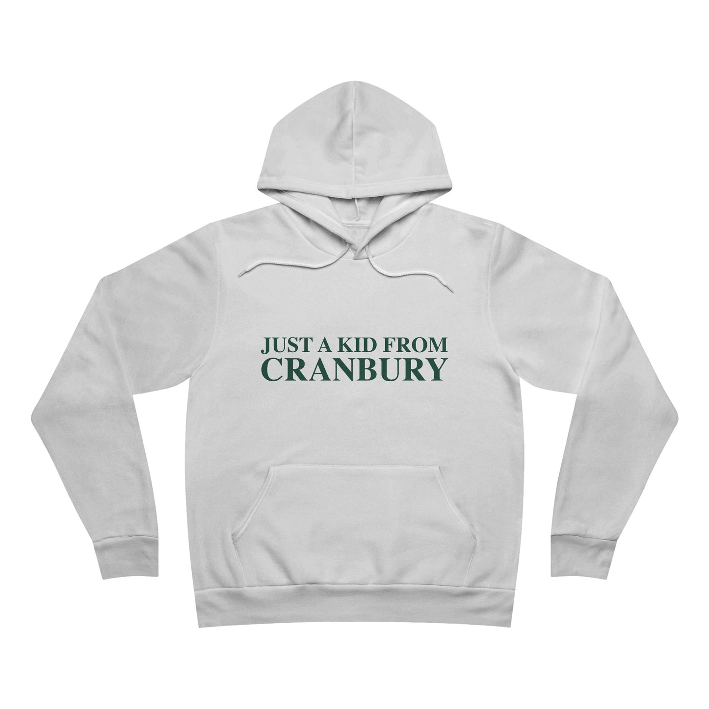 Just a kid from Cranbury Unisex Sponge Fleece Pullover Hoodie