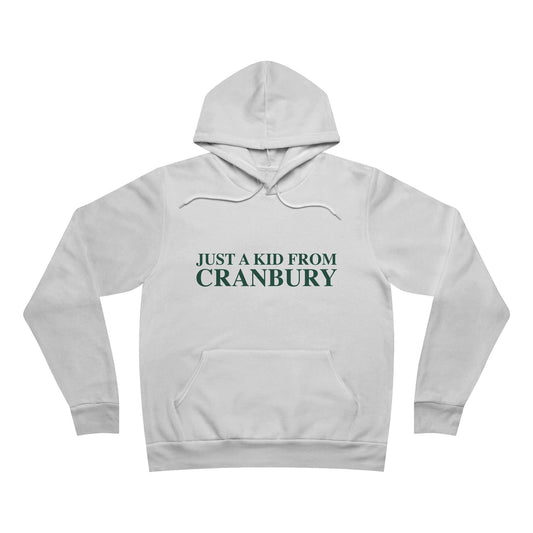 Just a kid from Cranbury Unisex Sponge Fleece Pullover Hoodie