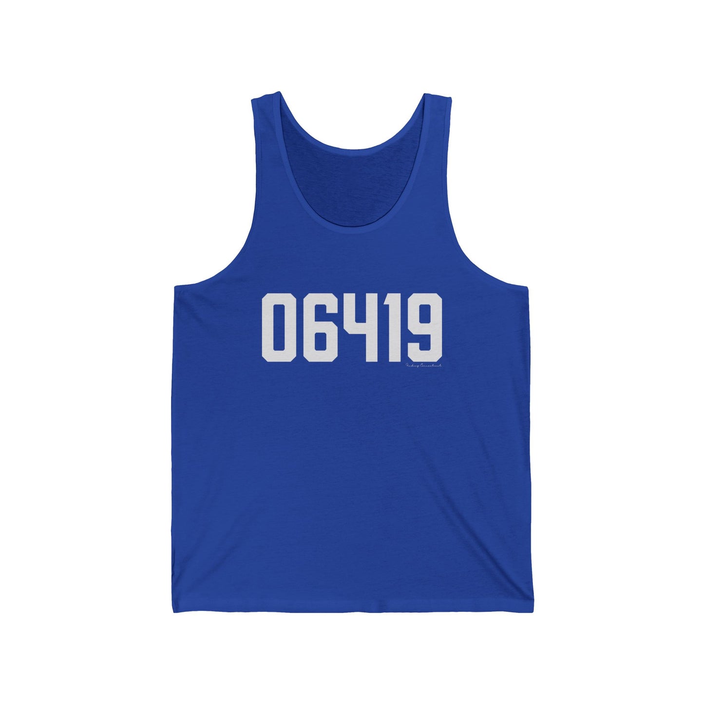 06419 Killingworth CT Zip Code Unisex Jersey Tank Top