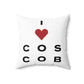 Cos Cob Vision Spun Polyester Square Pillow