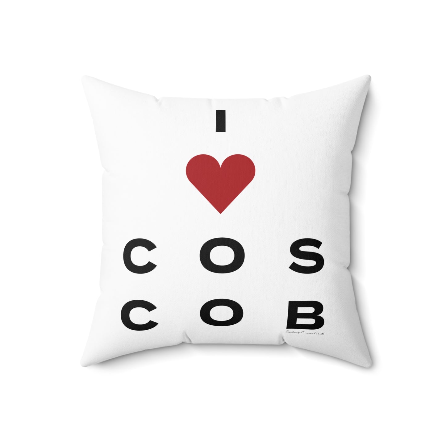 Cos Cob Vision Spun Polyester Square Pillow