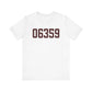 06359 North Stonington Connecticut Zip Code Unisex Jersey Short Sleeve T-Shirt