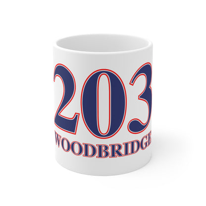 Woodbridge Red, White & Blue Mug 11oz