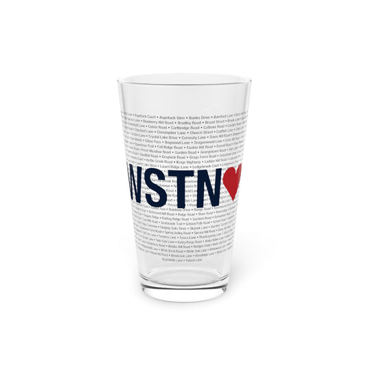 Weston Love Pint Glass, 16oz