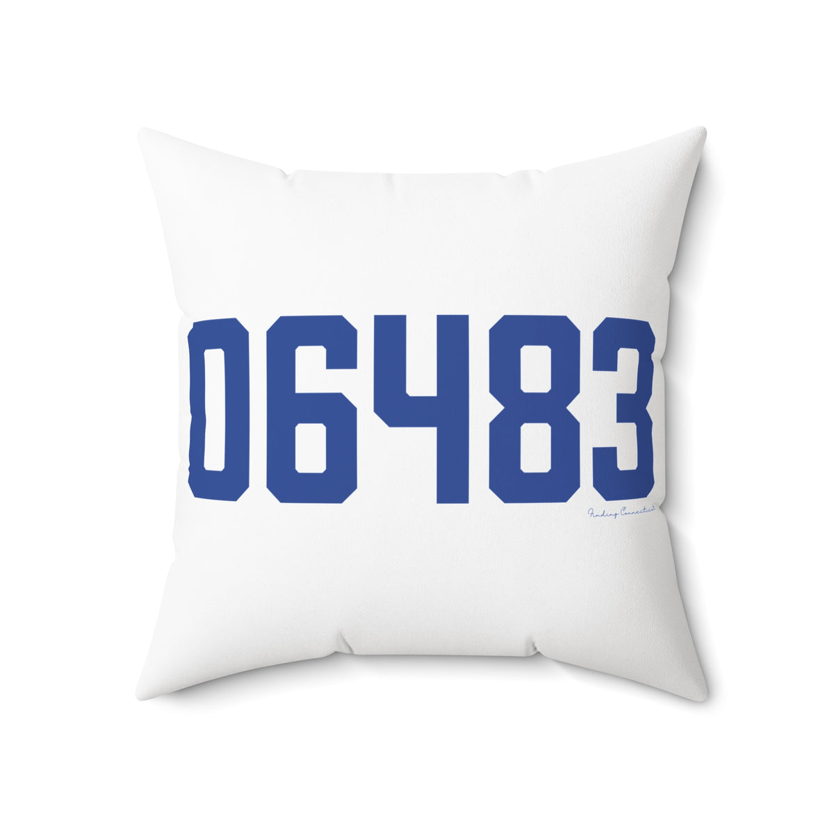 06483 Seymour Connecticut Zip Code Polyester Square Pillow