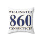 Willington 860 Connecticut Spun Polyester Square Pillow