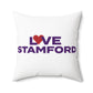 Love Stamford Spun Polyester Square Pillow